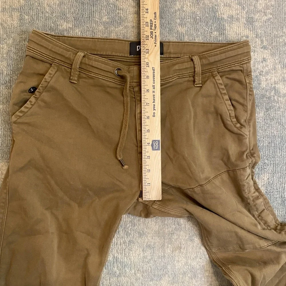 DU/ER Pants Mens 34x29 Brown N2X Slim Fit Jogger Stretch Casual Tapered Cuffed